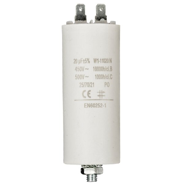 Kondensator 20 µF ±5% / 450V W1 AMP Ø 45x115 mm