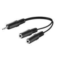 Kopfhörer Zweifachverteiler Klinken Stecker 3,5mm...