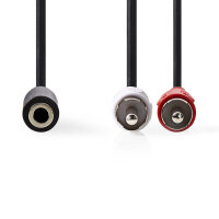 Audio Kabel Adapterkabel 2x Cinch Stecker auf 1x 3,5mm...