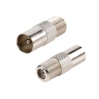 TV Antennenstecker Adapter Koaxial Stecker auf Sat...