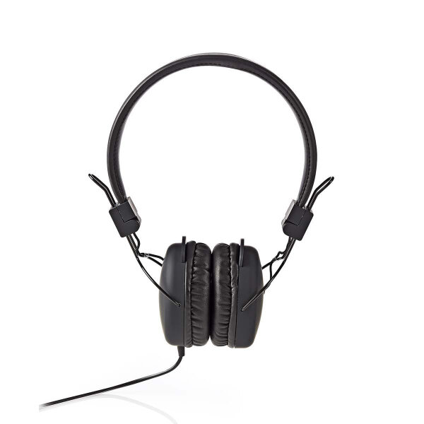 On-Ear-Kopfhörer mit Kabel schwarz