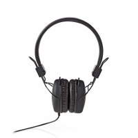 On-Ear-Kopfhörer mit Kabel schwarz