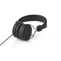 On-Ear-Kopfhörer mit Kabel schwarz