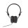 On-Ear-Kopfhörer mit Kabel schwarz