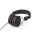 On-Ear-Kopfhörer mit Kabel schwarz