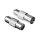 SAT Adapter Set F-Kupplung Koax Stecker auf F-Kupplung Koax Kupplung