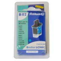 Pelikan B02 Druckerpatrone für Brother LC900C...