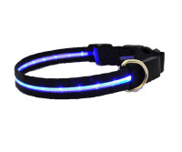 LED Farbe Blau Hundehalsband Halsband Leuchthalsband...