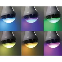 Bluetooth Lautsprecher Conceptronic LED Beleuchtung E27 für Smartphone Tablet PC