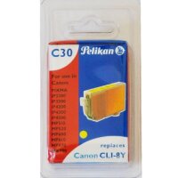 Pelikan C30 Druckerpatrone CLI- 8Y für Canon Drucker...