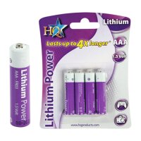 Batterie AAA 1,5V HQ Power Micro Lithium FR03 4...