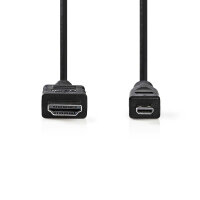 2m High Speed HDMI Kabel mit Ethernet HDMI Stecker - HDMI...
