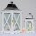 Systafex Laterne Gartenlaterne ML-1209 Kerzenhalter Gartenlampe Set 33 / 49,5 cm