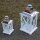 Systafex Laterne Gartenlaterne ML-1209 Kerzenhalter Gartenlampe Set 33 / 49,5 cm