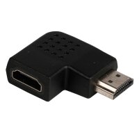 HDMI Adapter HDMI Kupplung - HDMI Stecker rechts gewinkelt