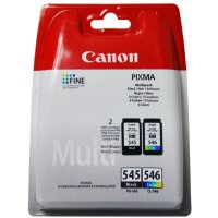 Original Canon PG-545 CL-546 Druckerpatrone Set Schwarz...