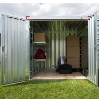 6m Lagercontainer mit Doppelflügeltür...