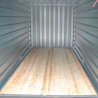 6m Lagercontainer mit Doppelflügeltür Stirnseite 6000 x 2200 x 2200 mm