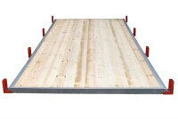 6m Lagercontainer mit Doppelflügeltür Stirnseite 6000 x 2200 x 2200 mm