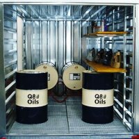 3m Umweltcontainer Öllager mit Auffangwanne