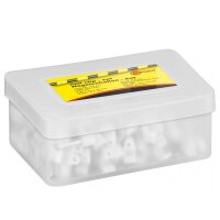 Kabelschellen SET Nagelschellen Kabelklemmen 100St weiss...