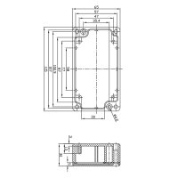 Aluminium Gehäuse Box für Platinen...