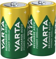 Varta Power Accu Wiederaufladbare Batterie C Akku HR14...
