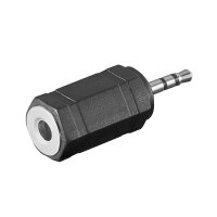 Audio Klinken Adapter 2,5mm KlinkenStecker - 3,5mm...