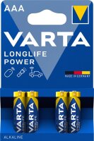 Varta Longlife Power Batterie Alkaline 1,5V AAA Micro...