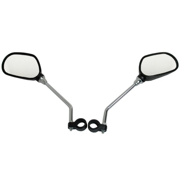 2 Stück Fahrrad Mofa Quad Spiegel Rückspiegel Lenkspiegel Verstellbar