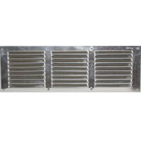 ALU Wetterschutzgitter Lüftungsgitter 10 x 30 cm mit...