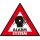Sticker Hinweisschild Warnaufkleber Hinweisaufkleber für Alarmanlage
