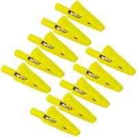 10x Krokodilklemme Kabelklemme Messleitung Kabel Clip 10A...
