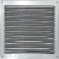 ALU Wetterschutzgitter Lüftungsgitter 17 x 17 cm mit...