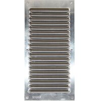 ALU Wetterschutzgitter Lüftungsgitter 20 x 10 cm mit...