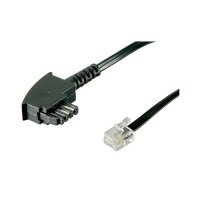 6m Telefon Kabel Anschlusskabel CCA TAE-F Stecker auf...