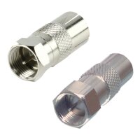 SAT Adapter Set F-Stecker / Koax Stecker und Koax...