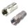 SAT Adapter Set F-Stecker / Koax Stecker und Koax Kupplung / F-Stecker