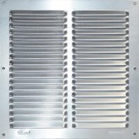 ALU Wetterschutzgitter Lüftungsgitter 20 x 20 cm mit...