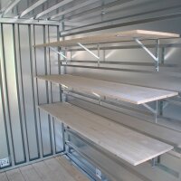 Regalträger Schwerlastkonsole Regalwinkel Konsole Regalhalter Weiss 300x200 mm