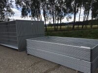 Bauzaun Mobilzaun Baustellenzaun Absperrzaun 3500x2000x40 mm verzinkt