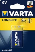 Varta  9V Alkaline Batterie E Block 6LR61/6LP3146...