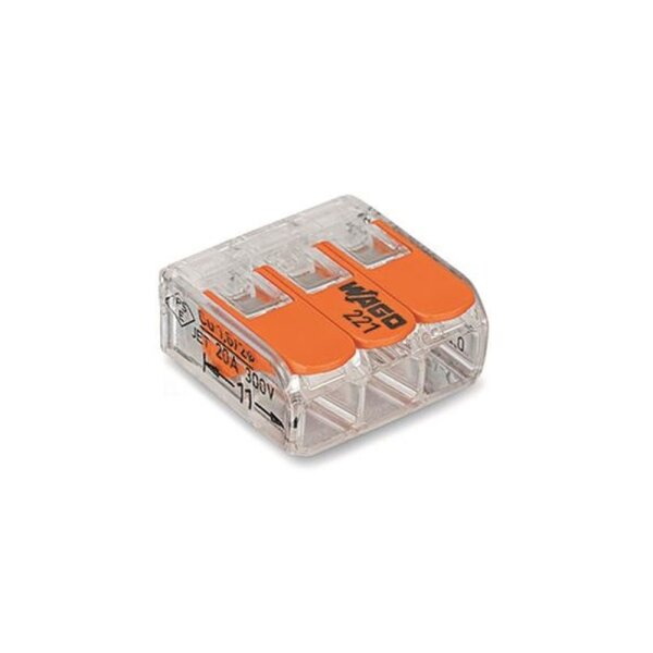 Wago Klemme Hebelklemme Schnellklemme Kabelklemme 3 Polig 32A 450V