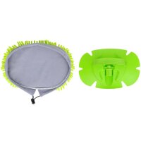 Waschbürste Wischmop Chenille mit Teleskopstiel 165cm & Wasserschlauchanschluss