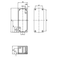 Aluminium Gehäuse Box für Platinen...