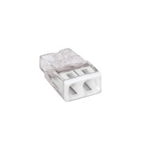 10x Wago Klemme Schnellklemme Kabelklemme 2 Polig 24A...