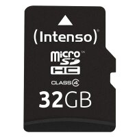 Intenso Micro SDHC Memory Card 32GB Speicherkarte &...