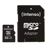 Intenso Micro SDHC Memory Card 32GB Speicherkarte &...