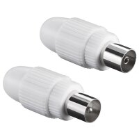 TV Antennenadapter Koax Stecker & Buchse für...