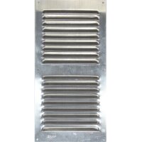 ALU Wetterschutzgitter Lüftungsgitter 30 x 15 cm mit...